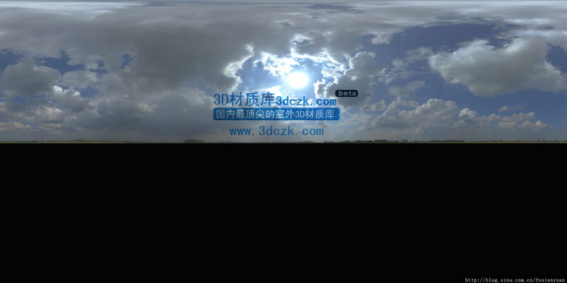 多云天空HDRI环境贴图下载