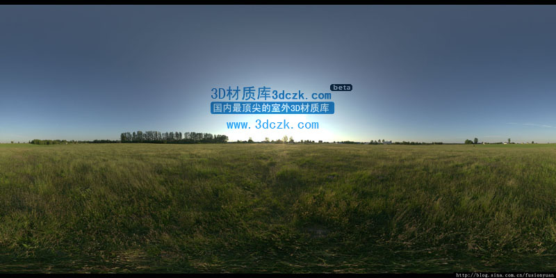 草原背景HDRI白天环境贴图