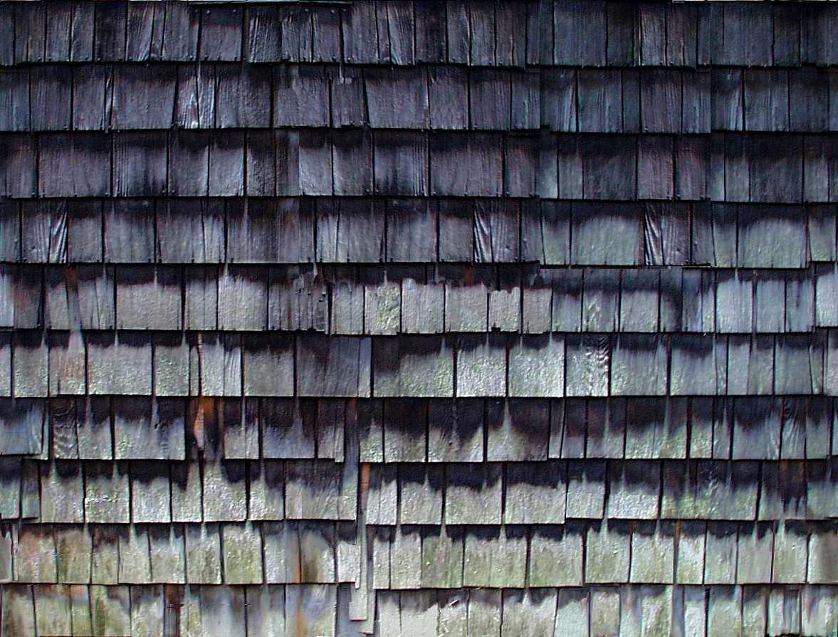 老旧的木屋顶贴图