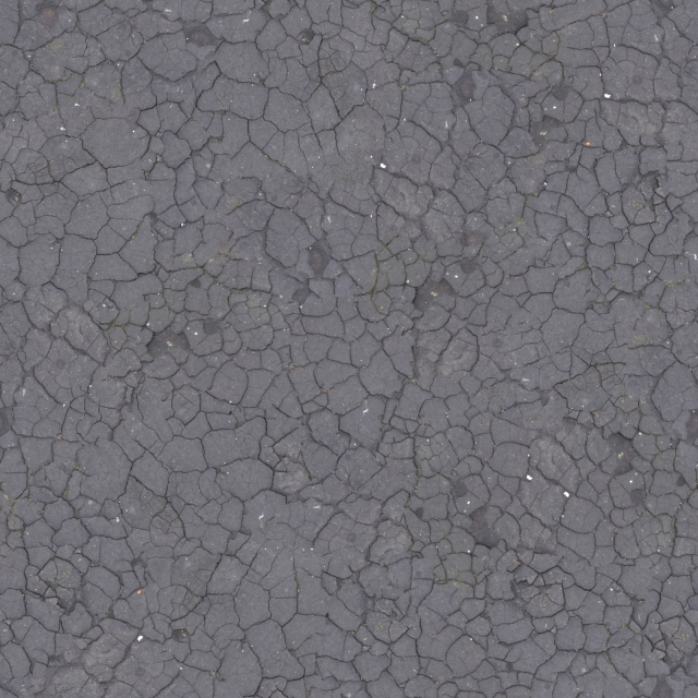 灰色开裂的泥路材质贴图