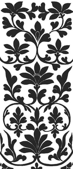 黑白镂空花纹材质贴图