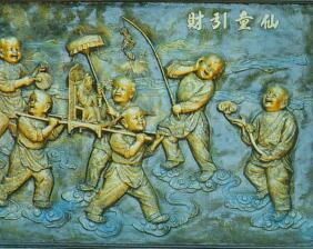 传统中式铜雕贴图