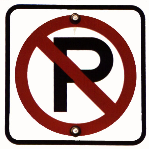 禁止停车标志贴图