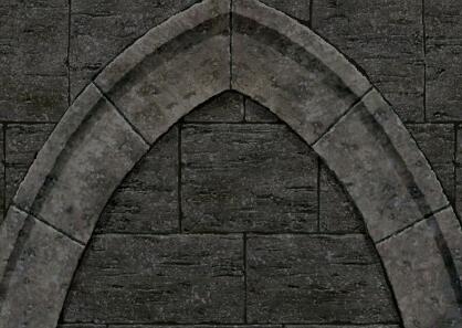 灰色拱形石雕材质贴图