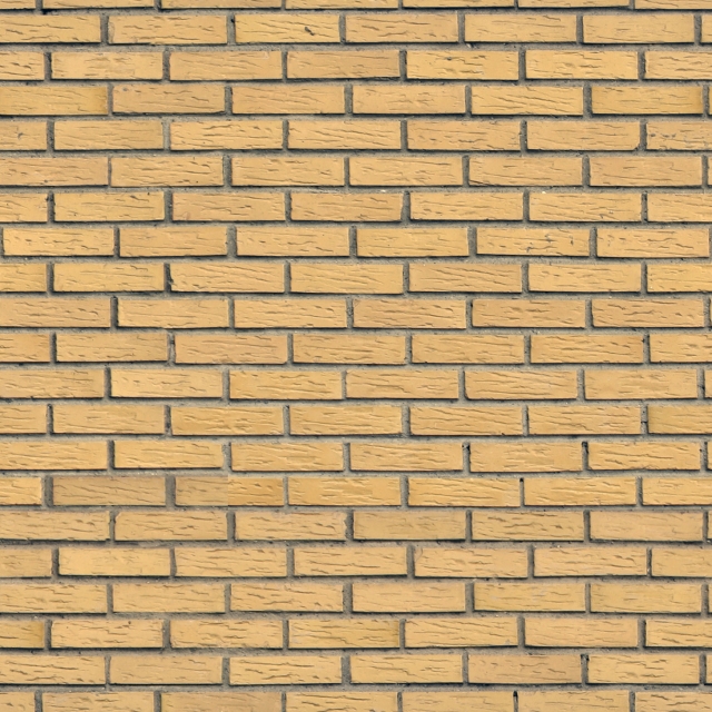 无缝的黄色砖墙材质贴图