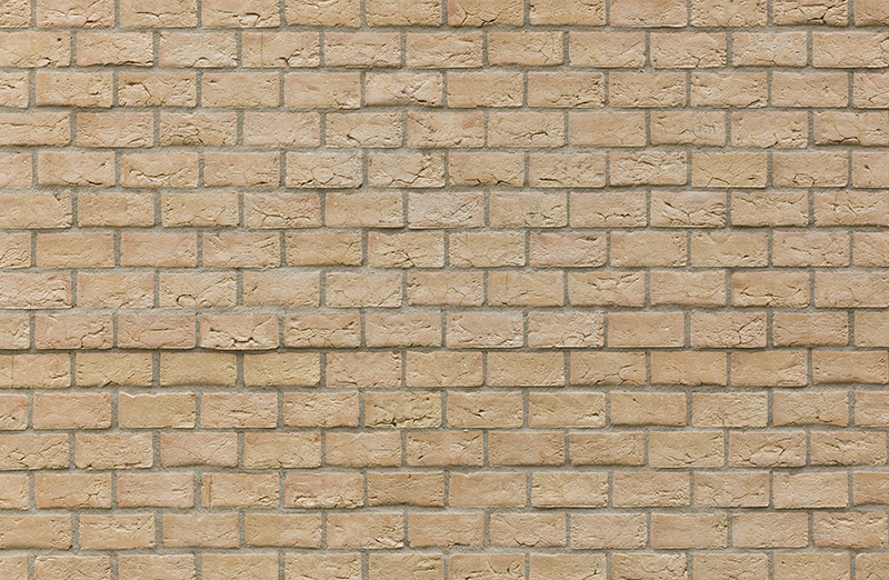 黄色带裂纹的砖墙材质贴图