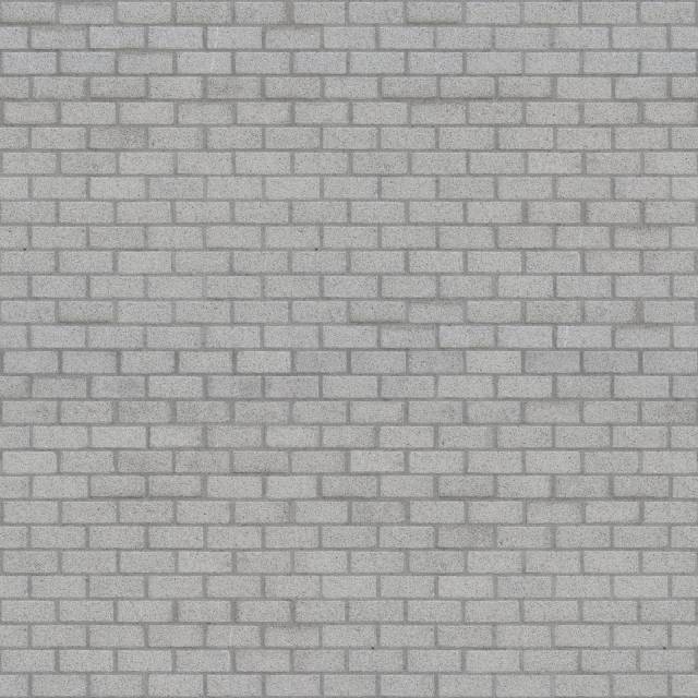 四张灰色墙砖材质贴图